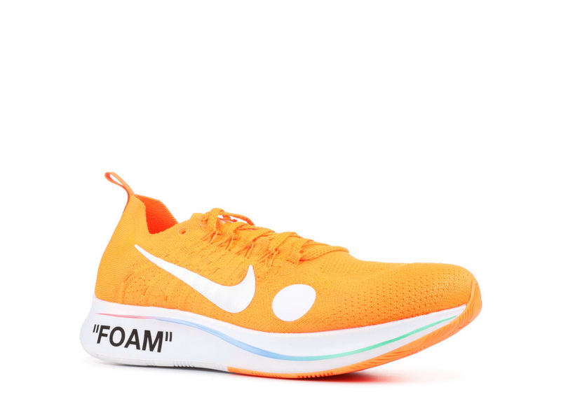 Authentic OFF-WHITE x Nike Zoom Fly Mercurial Orange GS